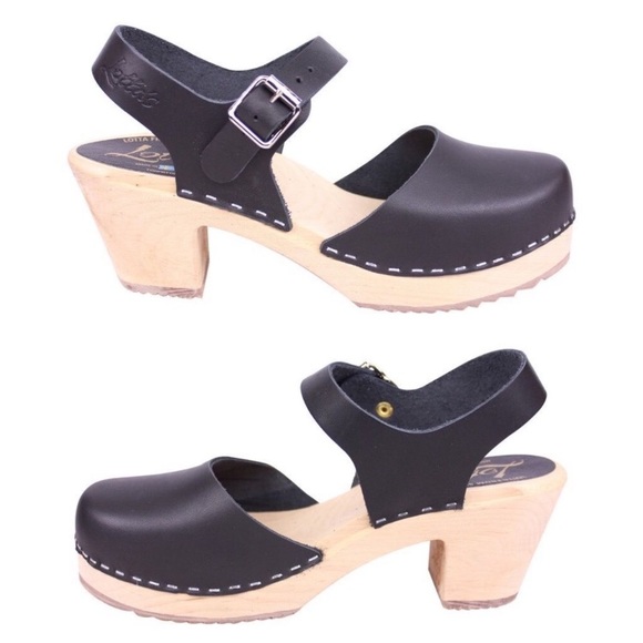 (SOLD) LOTTA’S Stockholm Swedish Highwood Clog - Picture 6 of 14